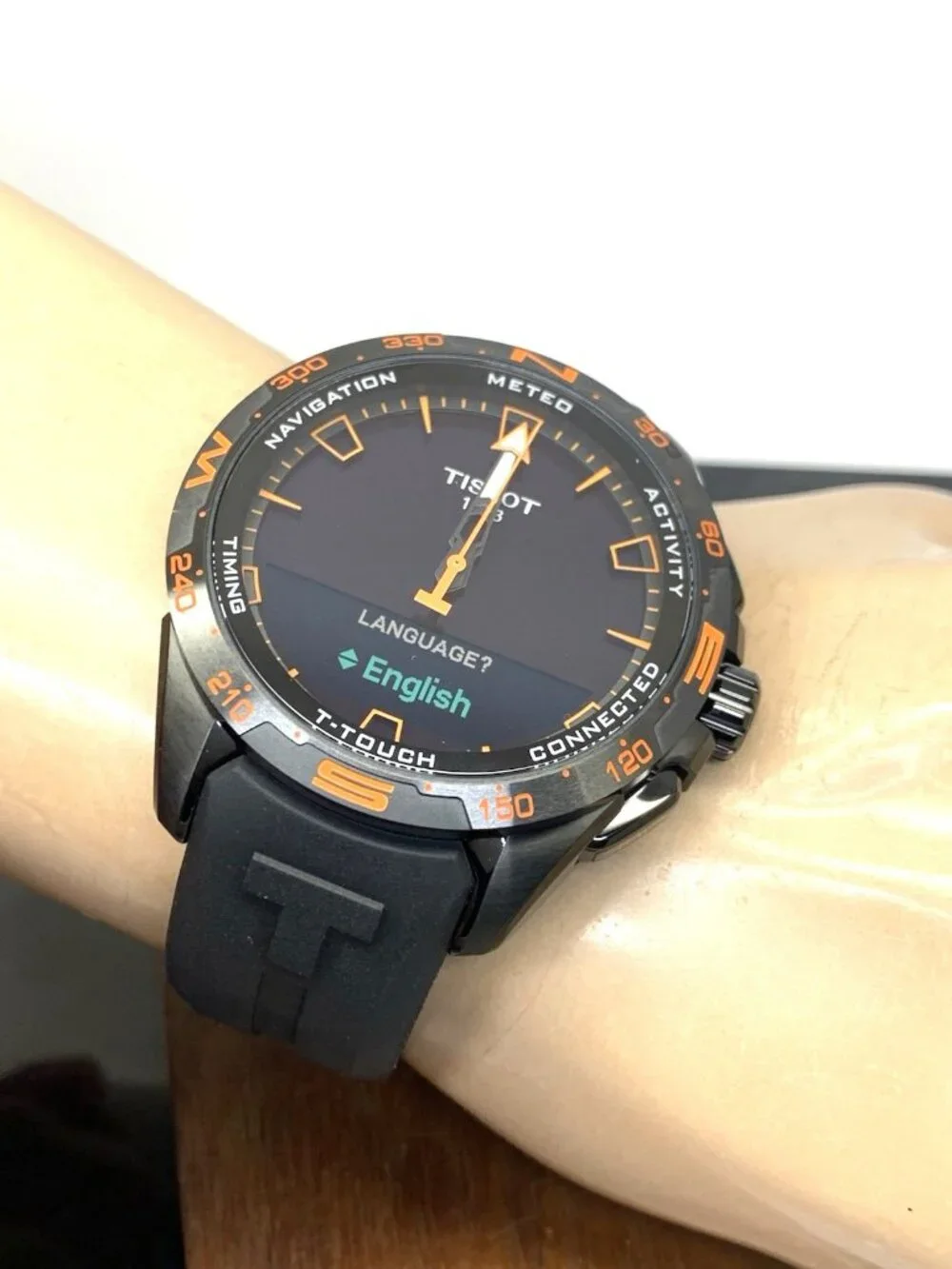 Tissot T-Touch Connect Solar Men's Watch Titanium Black 47.5mm T1214204705104